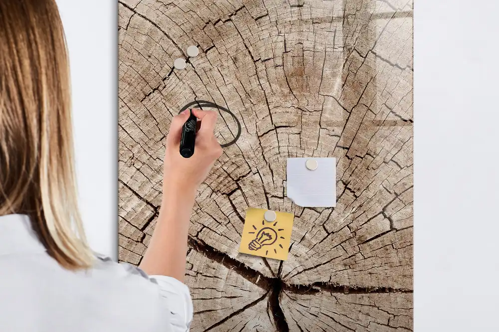 Tablica magnetyczna do rysowania plaster pnia