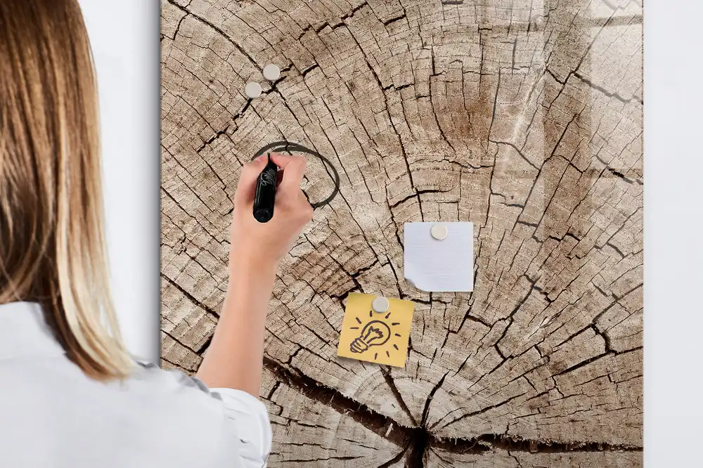 Tablica magnetyczna do rysowania plaster pnia