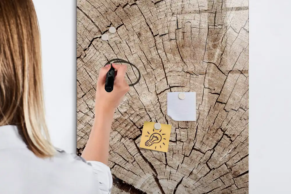 Tablica magnetyczna do rysowania plaster pnia