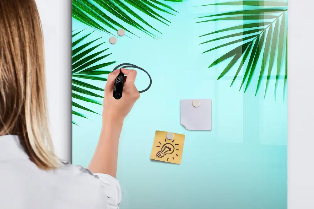 Tablica magnetyczna do rysowania liście palmowe