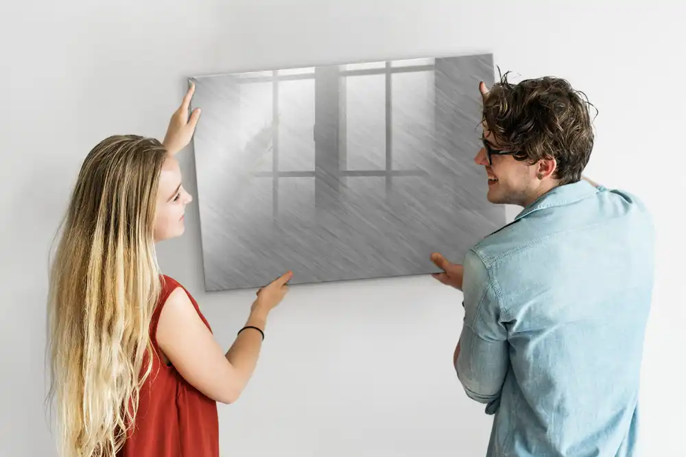 Tablica suchościeralna magnetyczna metalowa ściana