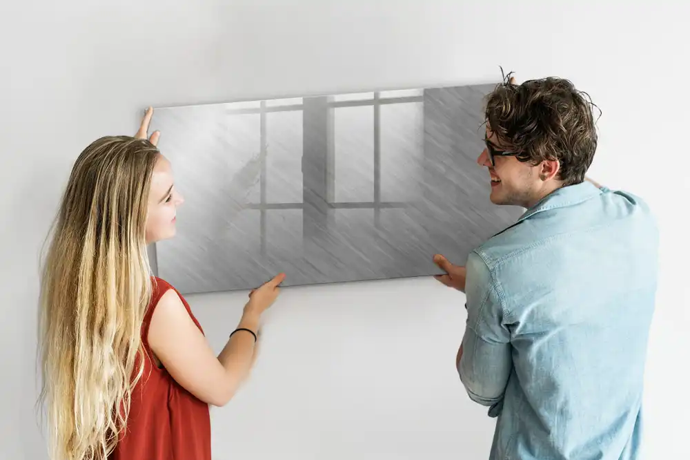 Tablica suchościeralna magnetyczna metalowa ściana