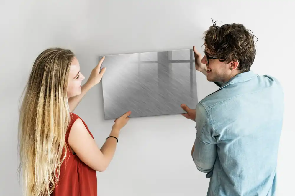 Tablica suchościeralna magnetyczna metalowa ściana