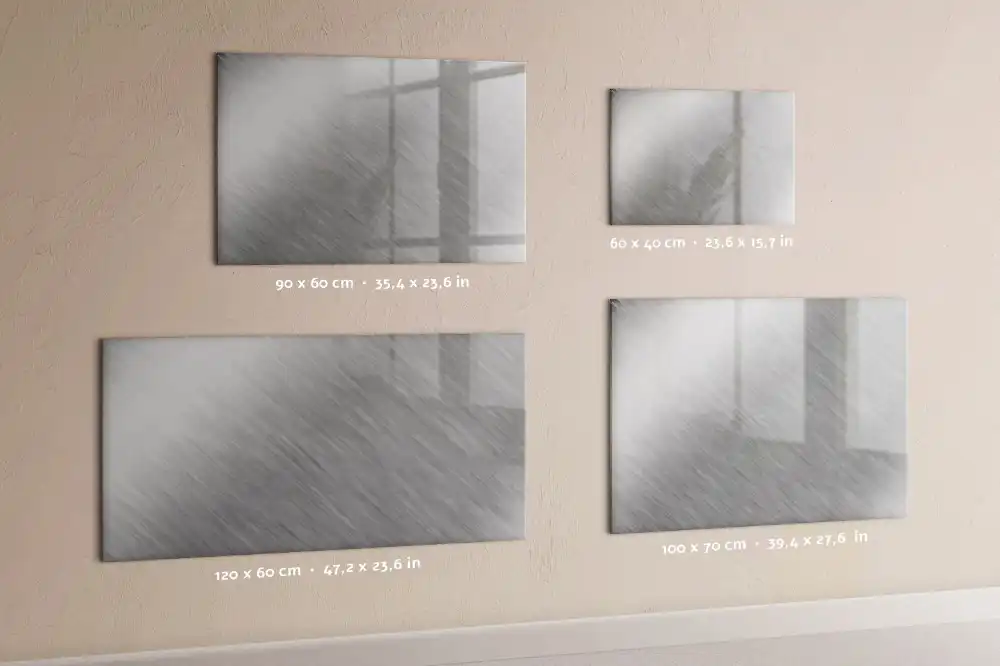 Tablica suchościeralna magnetyczna metalowa ściana