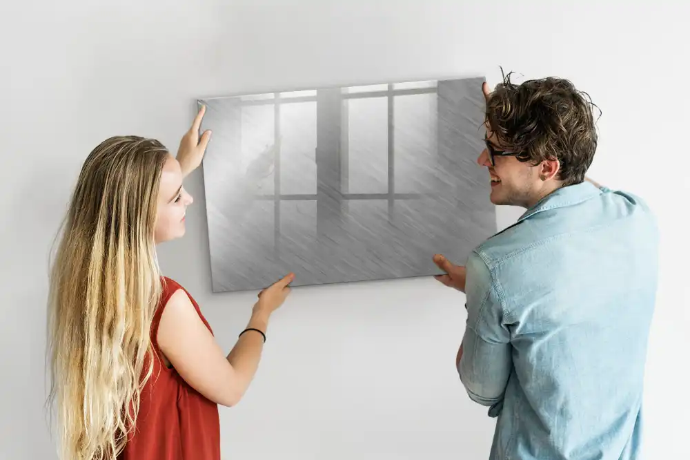 Tablica suchościeralna magnetyczna metalowa ściana