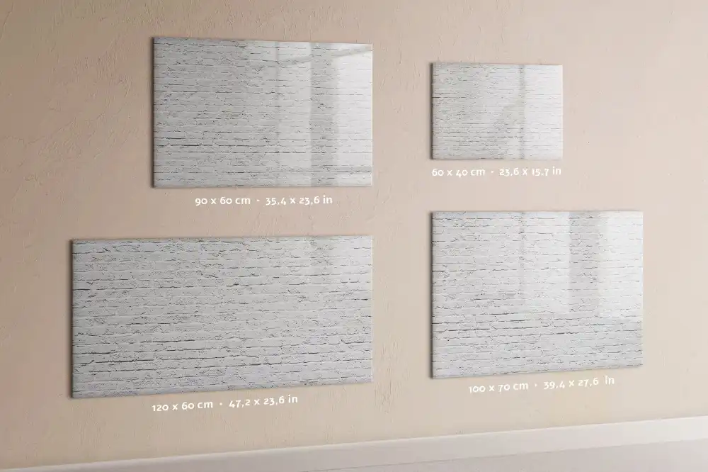 Tablica suchościeralna magnetyczna klasyczny mur z cegły