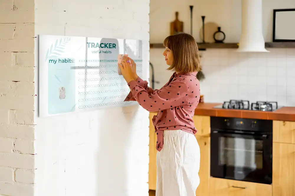 Tablica do rysowania magnetyczna monitor dobrych nawyków