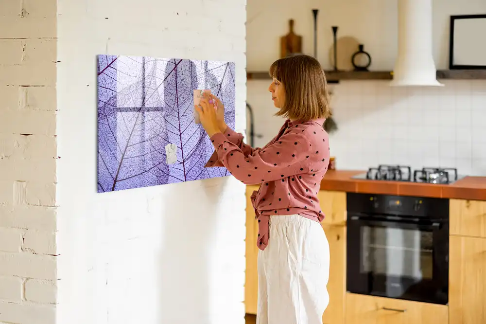 Tablica suchościeralna magnetyczna liście w naturze