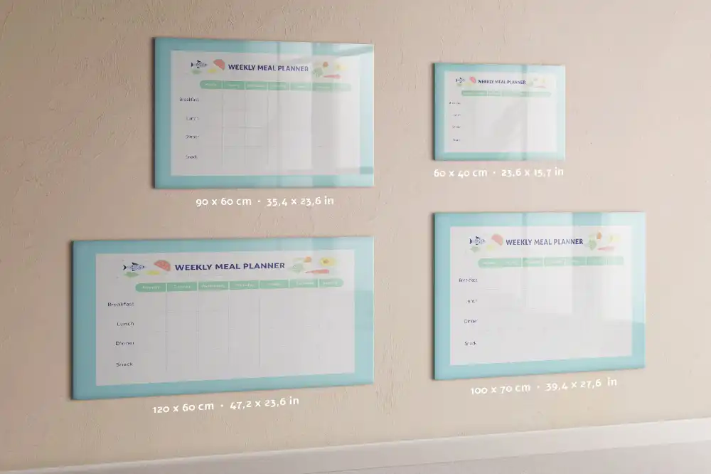 Tablica do rysowania magnetyczna planer menu kuchennego