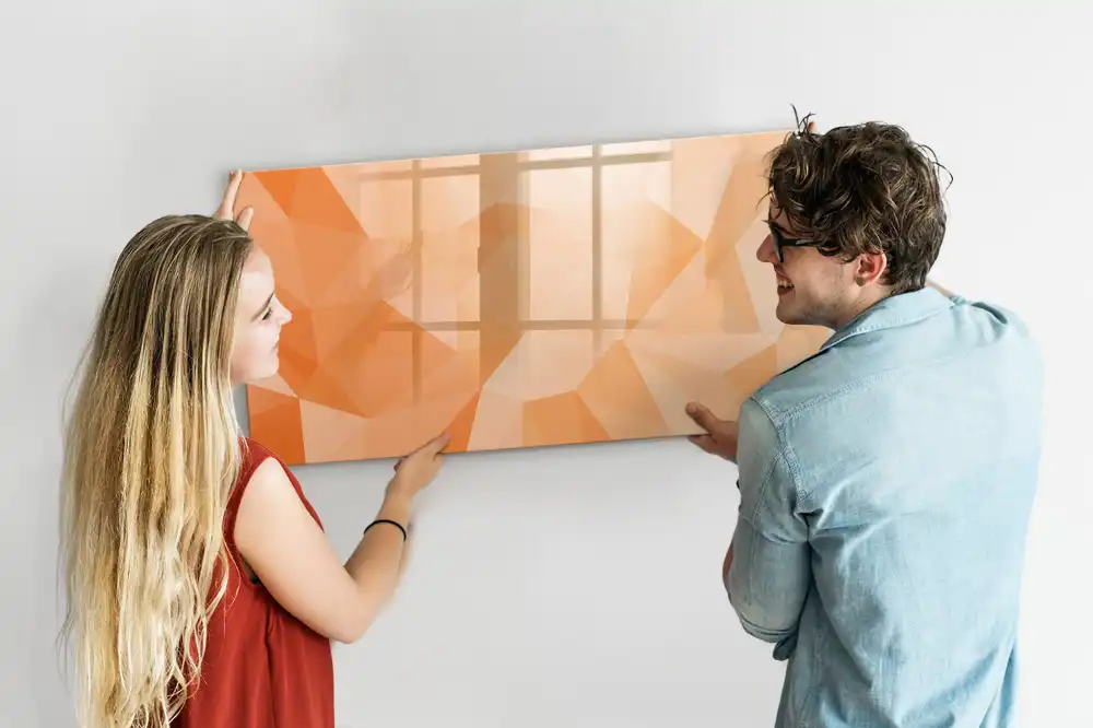 Tablica do rysowania magnetyczna abstrakcja trójkąty geometryczne