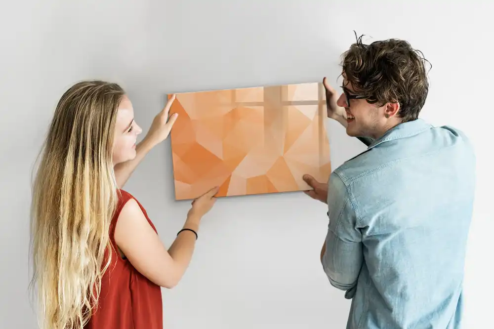 Tablica do rysowania magnetyczna abstrakcja trójkąty geometryczne