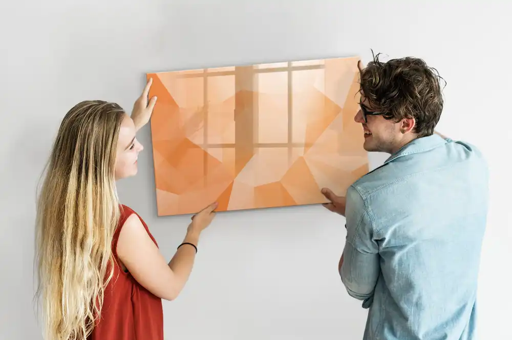 Tablica do rysowania magnetyczna abstrakcja trójkąty geometryczne