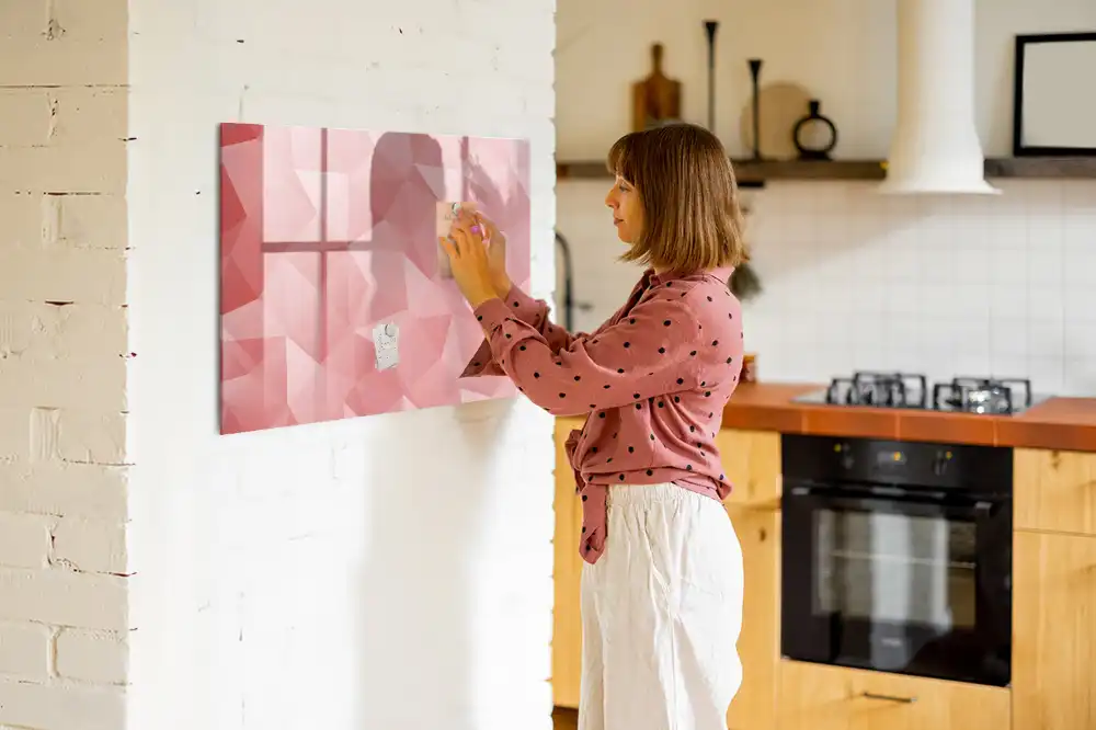 Tablica suchościeralna magnetyczna trójkątne figury geometryczne
