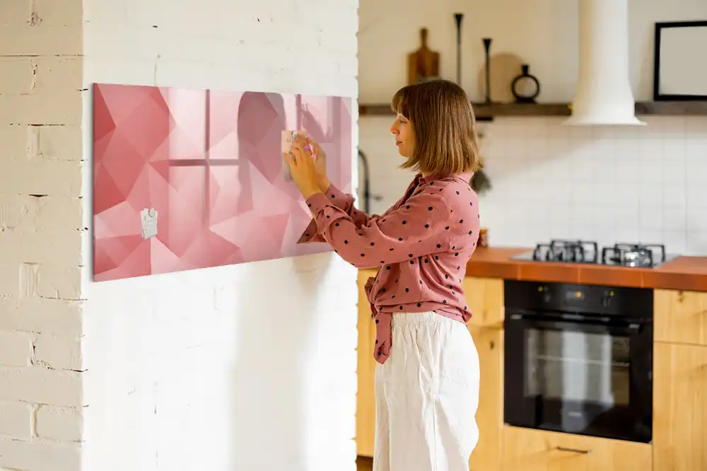 Tablica suchościeralna magnetyczna trójkątne figury geometryczne