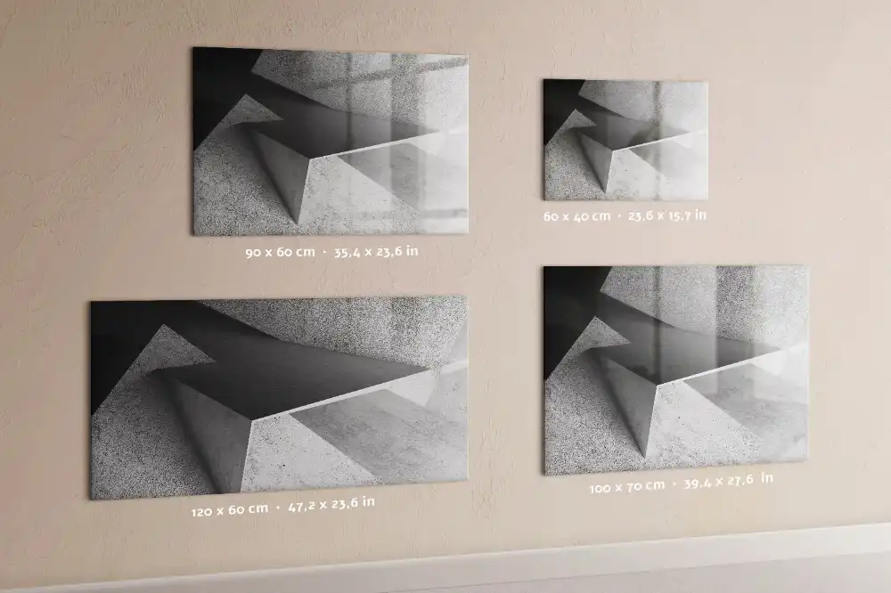 Tablica magnetyczna z pisakiem geometryczne trójkąty abstrakcja