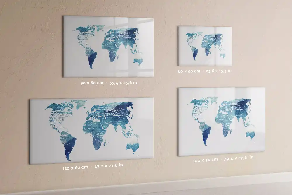 Tablica do rysowania magnetyczna siatka geograficzna globu