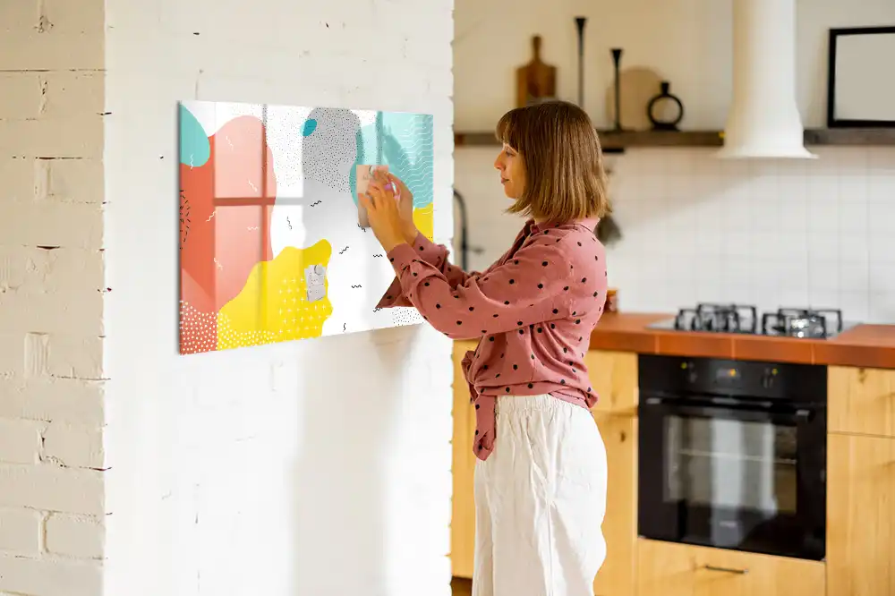 Tablica magnetyczna z pisakiem stylistyka pop-art