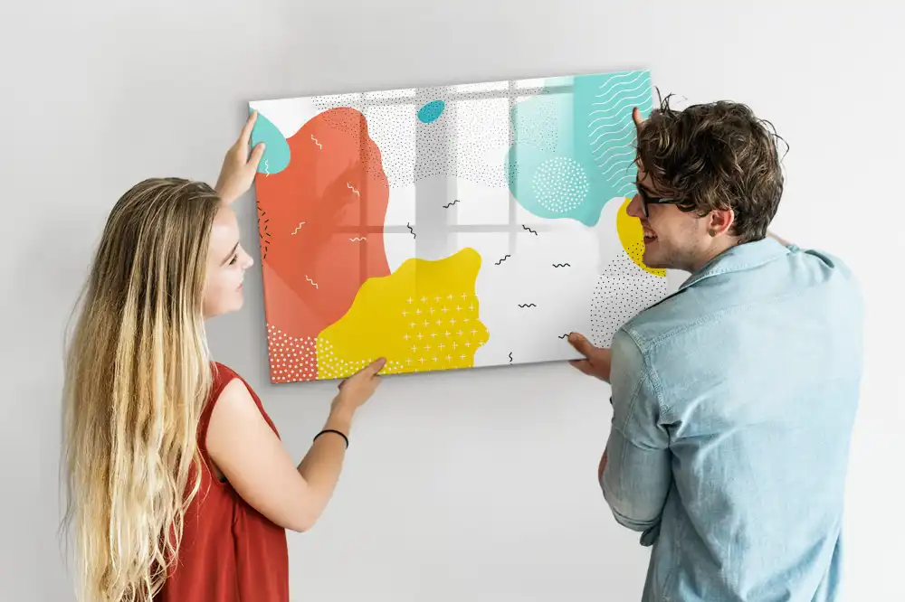 Tablica magnetyczna z pisakiem stylistyka pop-art