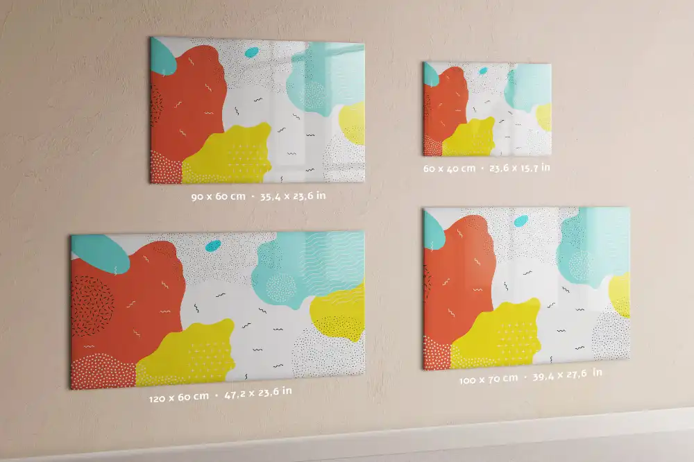 Tablica magnetyczna z pisakiem stylistyka pop-art