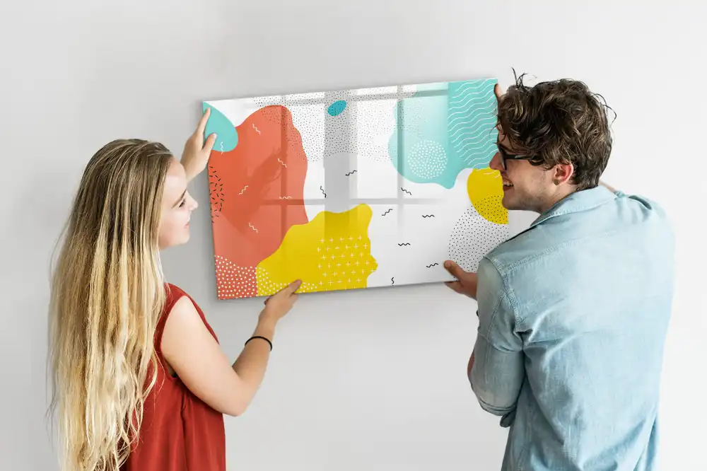 Tablica magnetyczna z pisakiem stylistyka pop-art