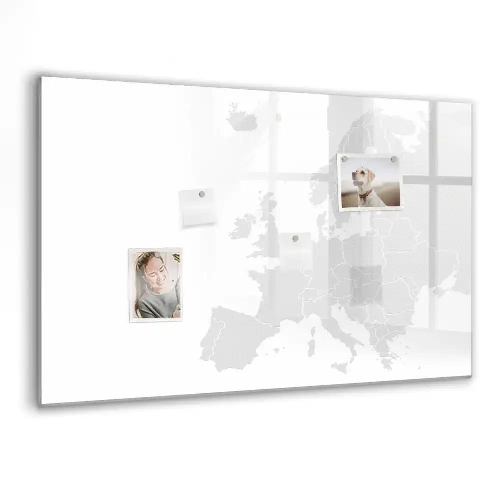 Tablica magnetyczna z pisakiem mapa kontynentu europejskiego