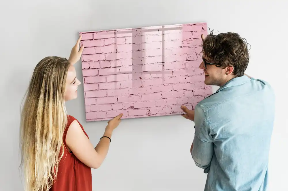 Tablica do rysowania magnetyczna mur z czerwonej cegły