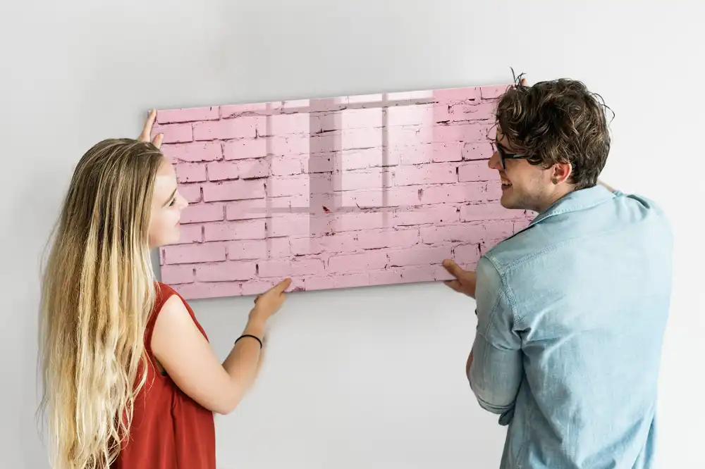 Tablica do rysowania magnetyczna mur z czerwonej cegły