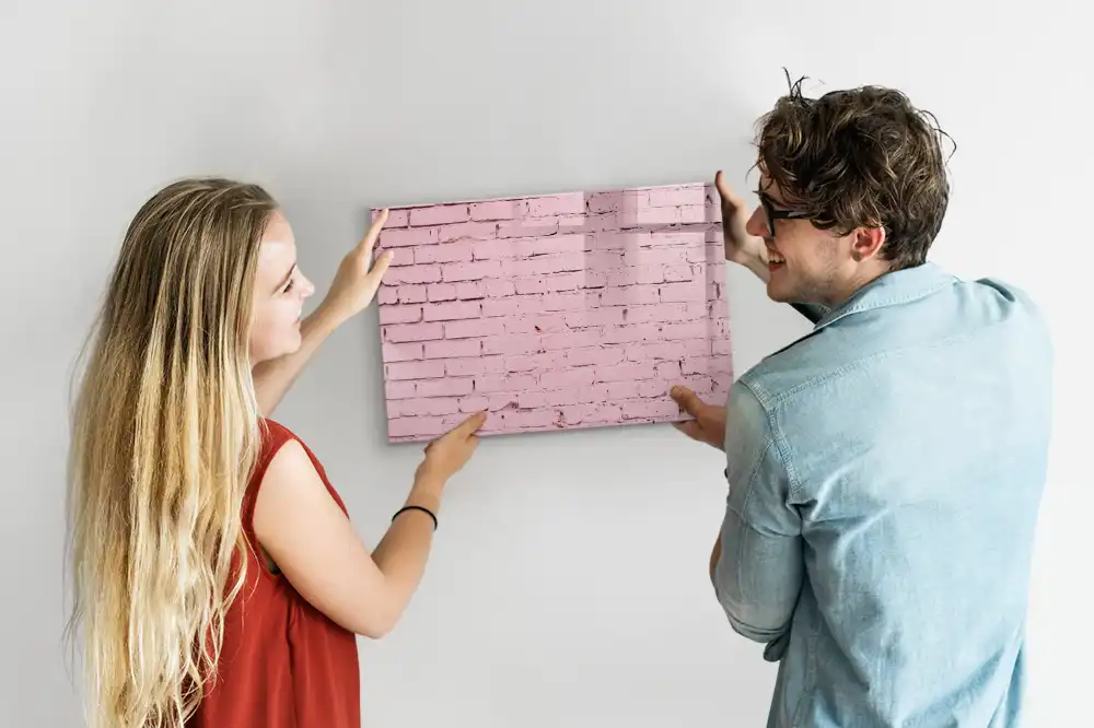Tablica do rysowania magnetyczna mur z czerwonej cegły