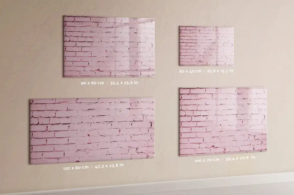 Tablica do rysowania magnetyczna mur z czerwonej cegły