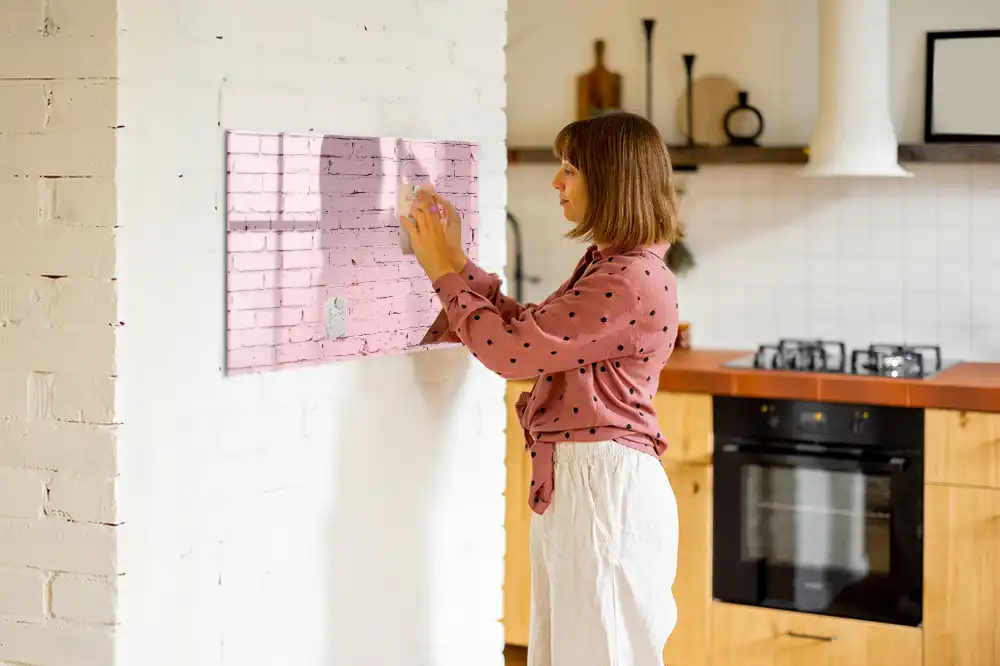 Tablica do rysowania magnetyczna mur z czerwonej cegły