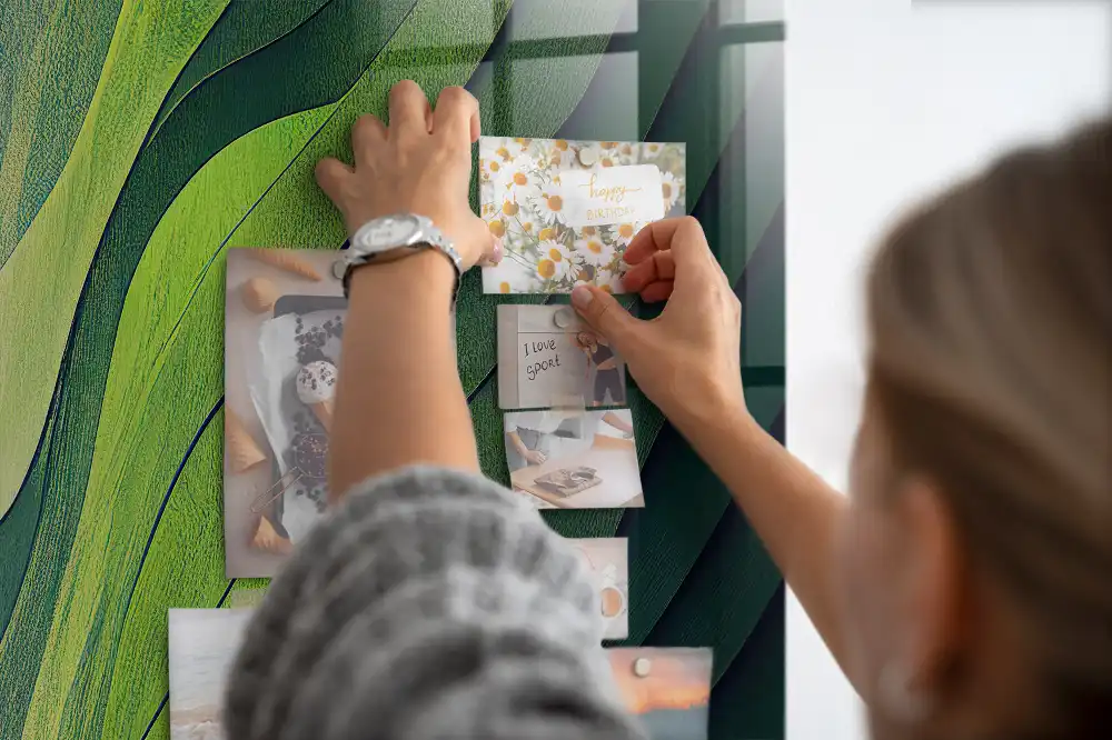 Magnetyczna tablica kontury krajobrazu