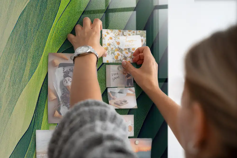 Magnetyczna tablica kontury krajobrazu