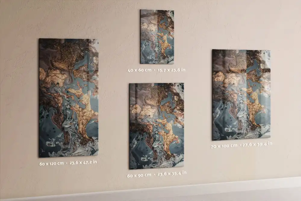 Magnetyczna tablica artystyczny marmur