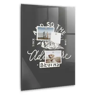 Tablica na magnesy retro plakat