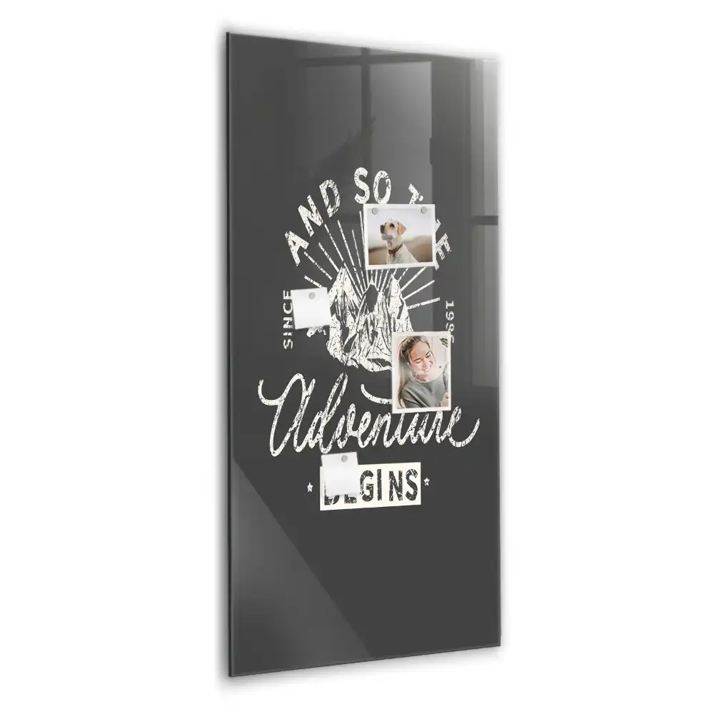 Tablica na magnesy retro plakat