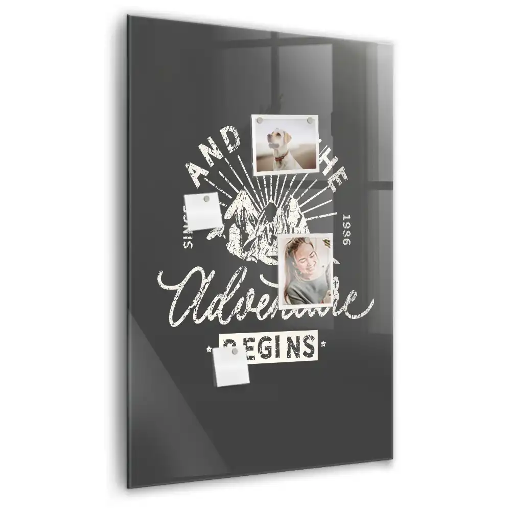 Tablica na magnesy retro plakat