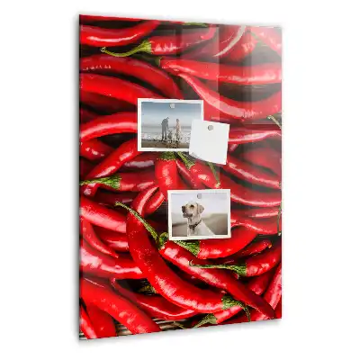 Tablica magnetyczna szklana papryka chilli