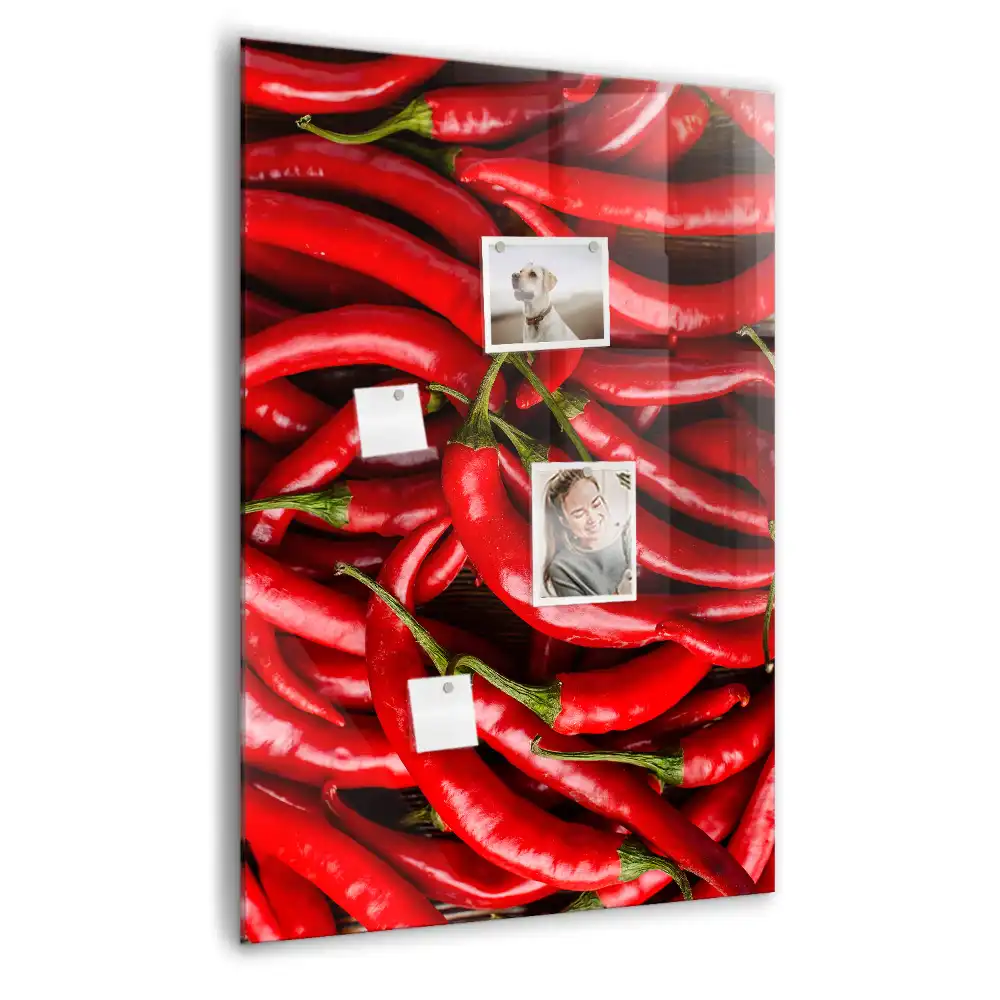 Tablica magnetyczna szklana papryka chilli