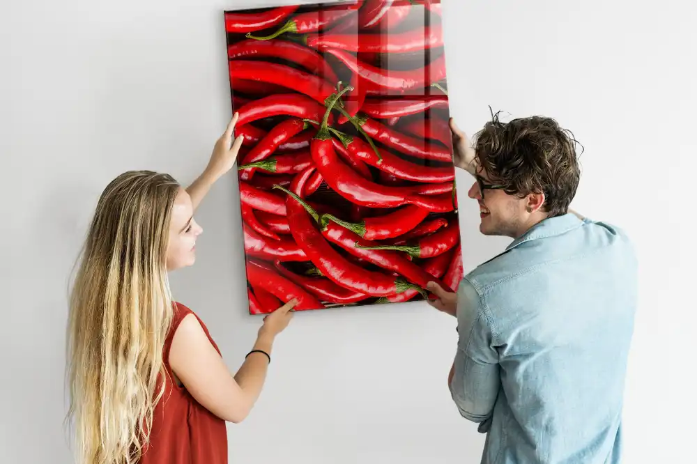 Tablica magnetyczna szklana papryka chilli