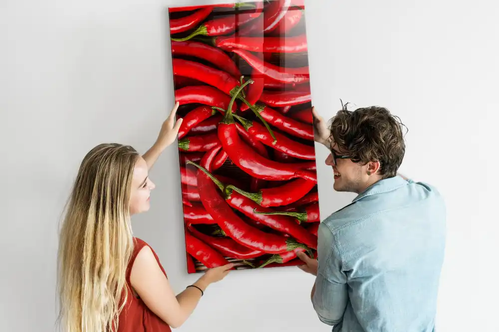 Tablica magnetyczna szklana papryka chilli