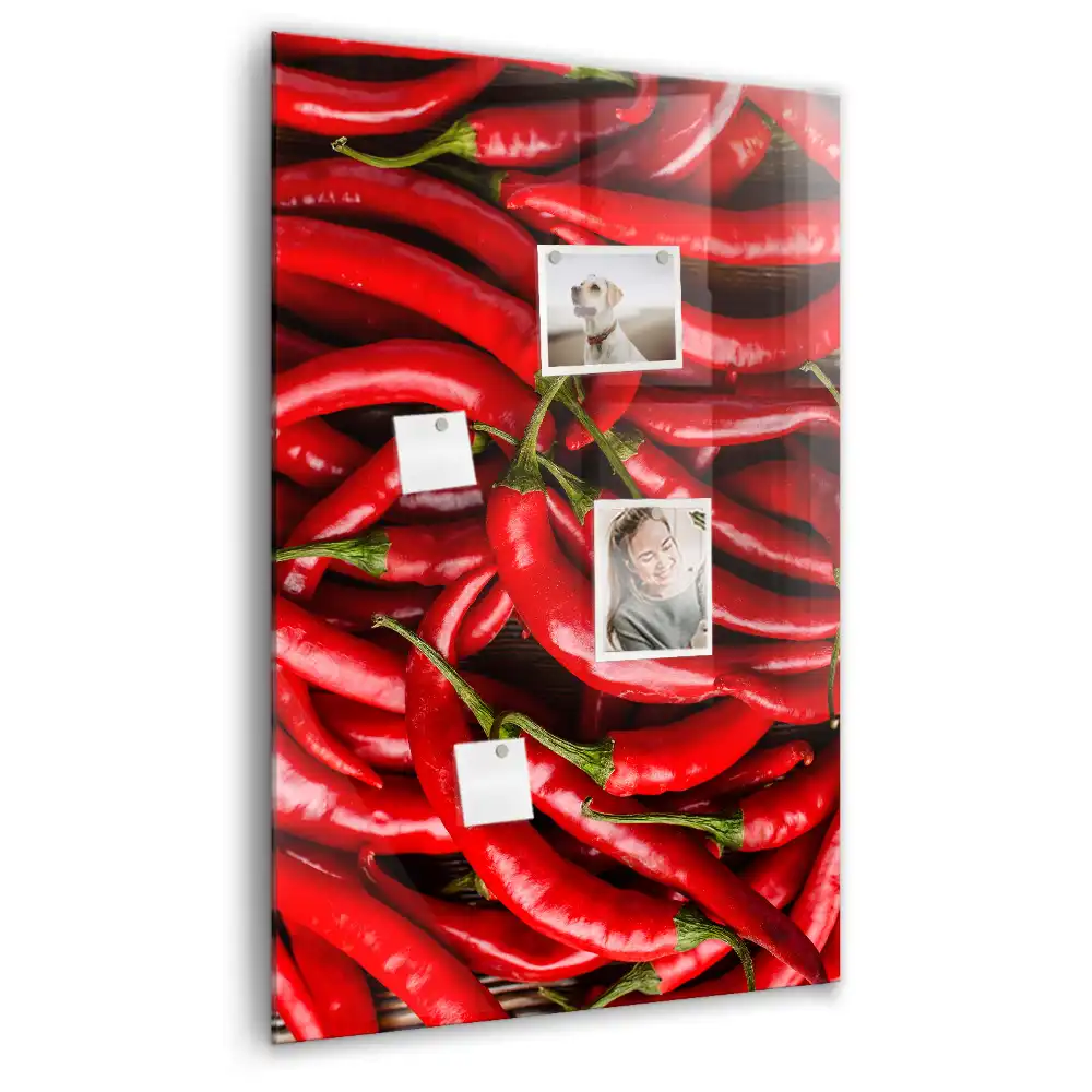 Tablica magnetyczna szklana papryka chilli