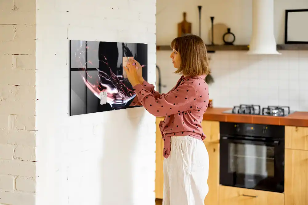 Magnetyczna tablica kieliszek wina
