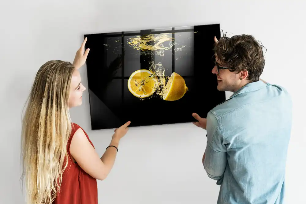 Tablica magnetyczna na ścianę żółte cytrusy