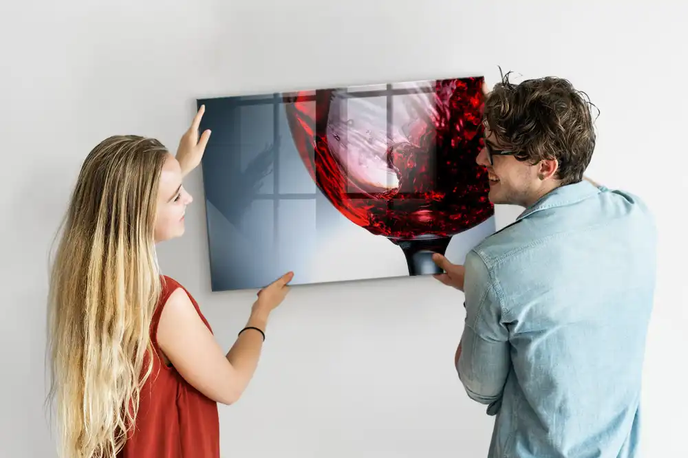 Tablica magnetyczna na ścianę kieliszek wina