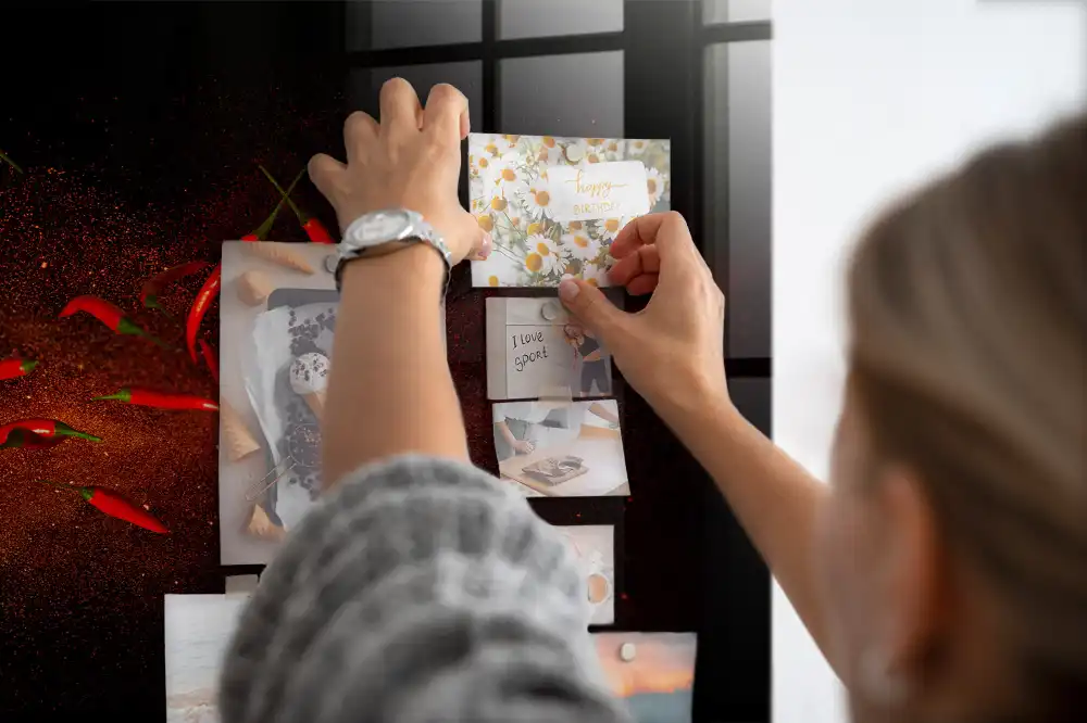 Magnetyczna tablica ostra papryka