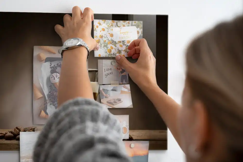 Magnetyczna tablica napar w kubku