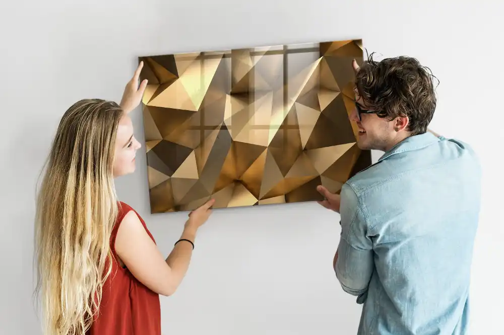 Tablica na magnesy geometryczna abstrakcja