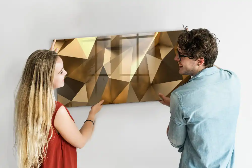 Tablica na magnesy geometryczna abstrakcja