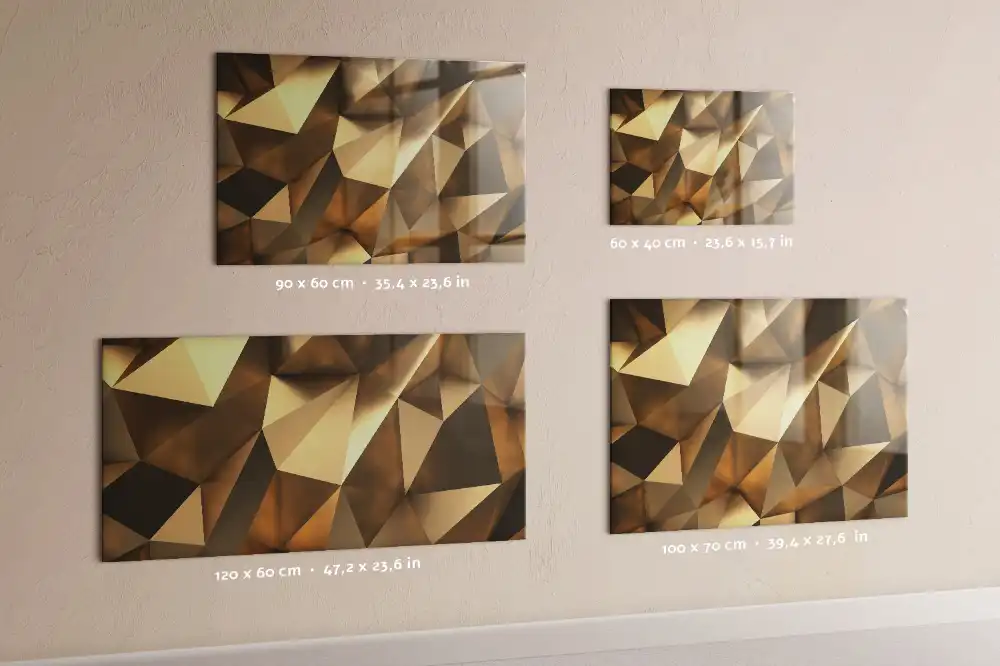 Tablica na magnesy geometryczna abstrakcja