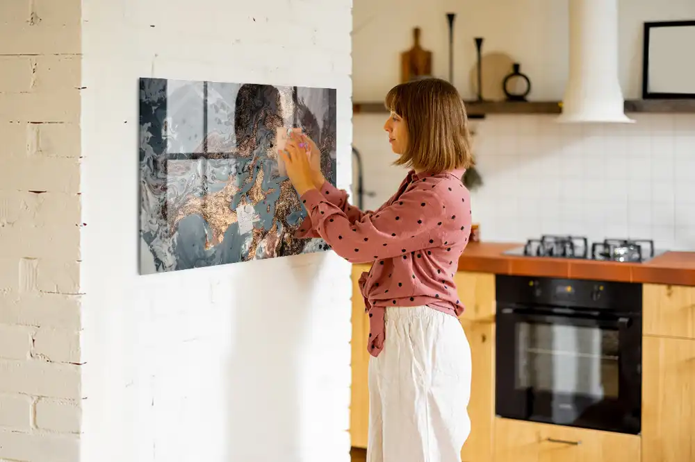 Magnetyczna tablica kamień dekoracyjny